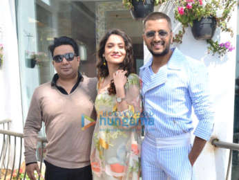 Photos: Ankita Lokhande, Riteish Deshmukh and Ahmed Khan snapped promoting her film Baaghi 3
