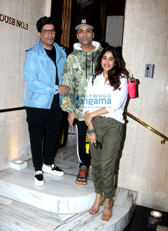 Photos: Janhvi Kapoor and Karan Johar spotted at Manish Malhotra’s house in Bandra Photos: Janhvi Kapoor and Karan Johar spotted at Manish Malhotra’s house in Bandra