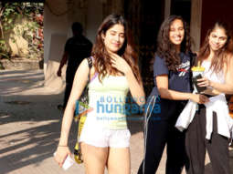 Photos: Janhvi Kapoor and Namrata Purohit spotted at the Pilates gym