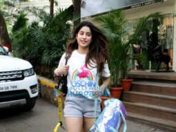 Photos: Janhvi Kapoor spotted outside the gym