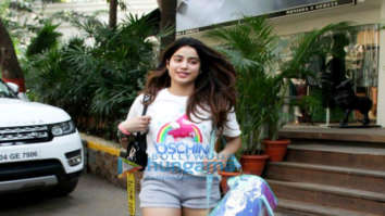 Photos: Janhvi Kapoor spotted outside the gym