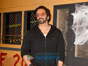 Photos: Karishma Tanna, Rohit Shetty graces the press meet of the latest season of Khatron Ke Khiladi