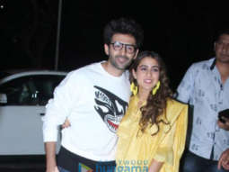 Photos: Kartik Aaryan and Sara Ali Khan snapped during Love Aaj Kal promotions