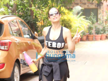 Photos: Malaika Arora spotted at Diva Yoga