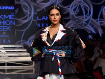 Photos: Neha Dhupia, Saiee Manjrekar turn showstoppers at Lakme Fashion Week Summer/Resort 2020