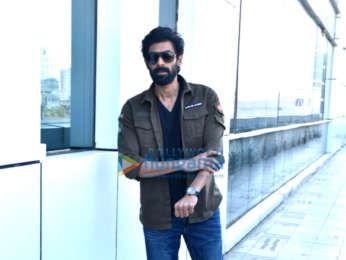 Photos: Rana Daggubati snapped at Eros Now office in Andheri