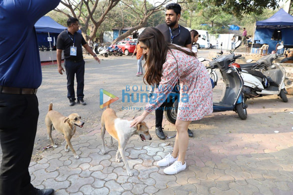 photos shraddha kapoor spotted at film city 3