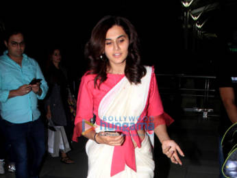 Photos: Taapsee Pannu and Vicky Kaushal snapped at the airport