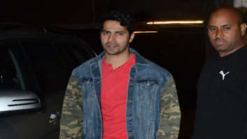 Photos: Varun Dhawan, Nushrat Bharucha and Vatsal Sheth snapped at the gym