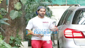 Photos: Varun Dhawan and Esha Deol spotted at Sunny Super Sound in Juhu
