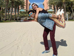 Sanaya Irani and Mohit Sehgal’s vacation in Dubai is all about the piggy back rides and chilling by the pool