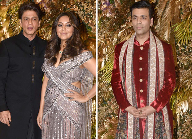 Shah Rukh Khan and Gauri Khan groove on 'Sadi Gali', Karan Johar joins them for 'Kajra Re' performance at Armaan Jain - Anissa Malhotra's reception Shah Rukh Khan and Gauri Khan groove on 'Sadi Gali', Karan Johar joins them for 'Kajra Re' performance at Armaan Jain - Anissa Malhotra's reception