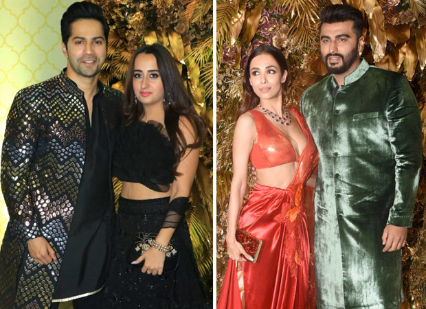 Varun Dhawan – Natasha Dalal and Arjun Kapoor – Malaika Arora make it a couple’s affair at Armaan Jain – Anissa Malhotra’s wedding reception Varun Dhawan – Natasha Dalal and Arjun Kapoor – Malaika Arora make it a couple’s affair at Armaan Jain – Anissa Malhotra’s wedding reception
