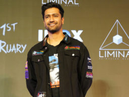 Vicky Kaushal snapped at INOX experiencing the Virtual Reality tour of his movie BHOOT: Part One – The Haunted Ship