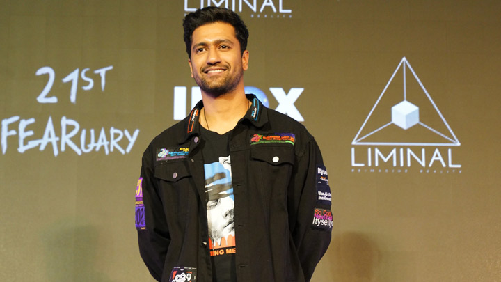 Vicky Kaushal snapped at INOX experiencing the Virtual Reality tour of his movie BHOOT: Part One – The Haunted Ship