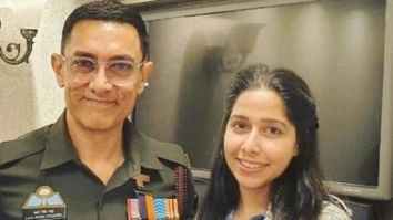 Laal Singh Chaddha: Aamir Khan poses in military uniform in this on the sets image