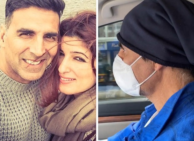 Akshay Kumar and Twinkle Khanna drive to hospital through deserted road amid nationwide lockdown Akshay Kumar and Twinkle Khanna drive to hospital through deserted road amid nationwide lockdown