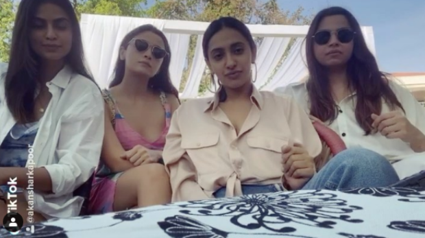 Alia Bhatt takes Tik Tok’s emoji challenge on her birthday with Shaheen Bhatt, Akansha Ranjan Kapoor and Meghna Ghoyal