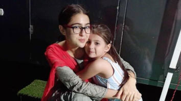 Atrangi Re: Sara Ali Khan flaunts her desi avatar as she hugs child artiste Mannat Mishra in this adorable photo