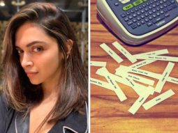 Deepika Padukone puts her label-maker to use for productivity in the time of COVID-19