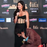 Watch: Kartik Aaryan arrives late for IIFA press conference, touches Katrina Kaif's feet to apologise