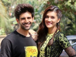 Watch: Kartik Aaryan and Kriti Sanon dance enthusiastically to Balam Pichkari