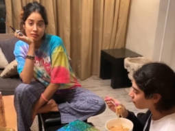 Janhvi Kapoor spends time painting during self-quarantine, Khushi Kapoor gets her face painted