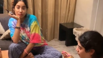 Janhvi Kapoor spends time painting during self-quarantine, Khushi Kapoor gets her face painted