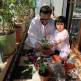 Kareena Kapoor Khan shares photos of Saif Ali Khan and Taimur gardening during Janata curfew