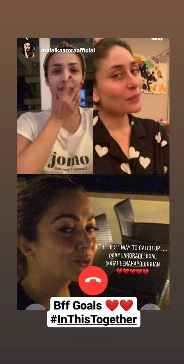 Kareena Kapoor Khan, Malaika Arora, Amrita Arora catch up via video call as they socially distance themselves