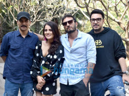 Photos: Cast of Angrezi Medium snapped during promotions