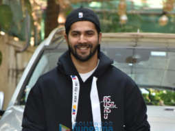 Photos: Varun Dhawan snapped at a dubbing studio in Juhu