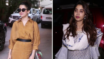Sanya Malhotra and Janhvi Kapoor Spotted at Andheri