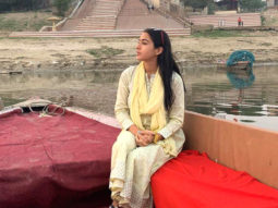 Sara Ali Khan finds calm amidst the chaos on the banks of river Ganges