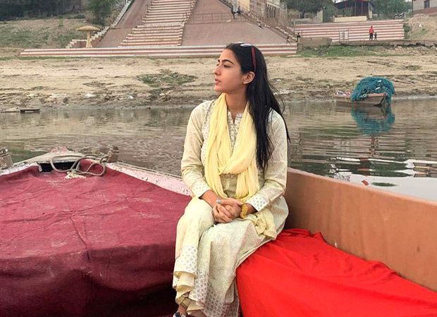Sara Ali Khan finds calm amidst the chaos on the banks of river Ganges