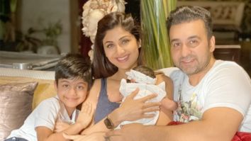 Shilpa Shetty shares new family photo as daughter Samisha turns 40 days old