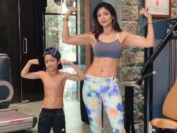 Shilpa Shetty has got a competition in her son when it comes to fitness; check out their pics 