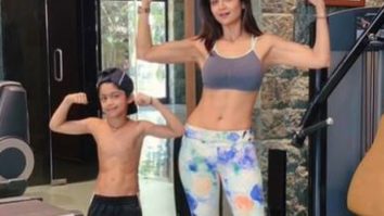 Shilpa Shetty has got a competition in her son when it comes to fitness; check out their pics 