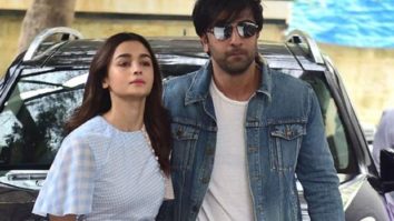 Amid nationwide lockdown, Alia Bhatt and Ranbir Kapoor spotted taking their dog for a walk
