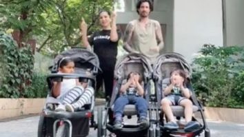 Watch: Sunny Leone and husband Daniel Weber put up a live dance performance to entertain their little ones
