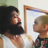 KGF actor Yash shares a picture of his daughter questioning his haircut
