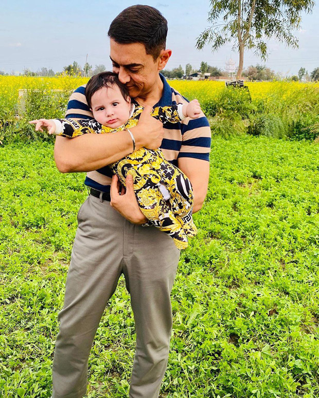 Aamir Khan adorably poses with Gippy Grewal's son Gurbaaz, see photos