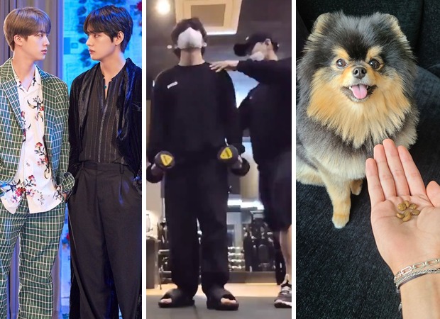 BTS member V indulges in some workout and spending time with his doggo Yeontan, Jin enjoys playing games BTS member V indulges in some workout and spending time with his doggo Yeontan, Jin enjoys playing games
