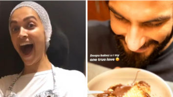 Deepika Padukone bakes a cake and cooks Thai cuisine for Ranveer Singh, the actor says “Deepu, love you babez”