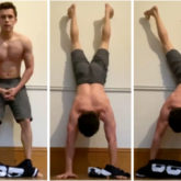 Spiderman actor Tom Holland attempts to wear a shirt while doing a handstand, nominates Jake Gyllenhaal and Ryan Reynolds
