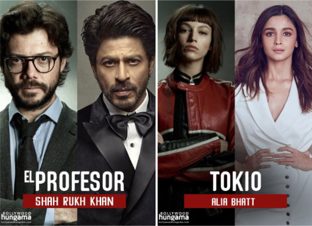 From Shah Rukh Khan to Alia Bhatt, here's the dream cast of Money Heist if remade in Bollywood From Shah Rukh Khan to Alia Bhatt, here's the dream cast of Money Heist if remade in Bollywood