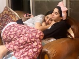 Janhvi Kapoor and Khushi Kapoor are all cuddles in this picture and it will make you miss your sibling!