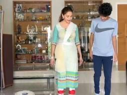 Madhuri Dixit teaches Kathak to her son Arin Nene, watch video