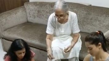 Nushrat Bharucha helps mother and grandmother in cleaning vegetables, says it is Kahaani Ghar Ghar Ki