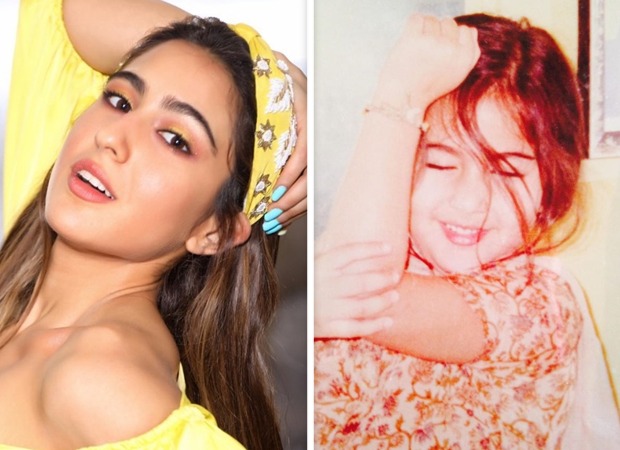 Sara Ali Khan shares a NOW and THEN picture; says she has been the same since childhood